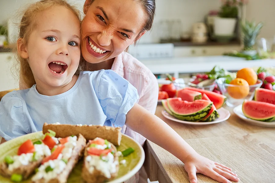 Alimentación saludable para niños